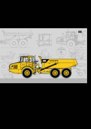 आर्टिकुलेटेड डंप ट्रक Volvo A25D (6x6)