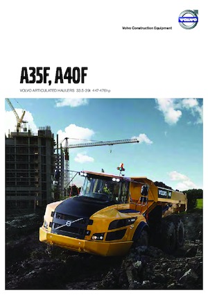 आर्टिकुलेटेड डंप ट्रक Volvo A40F