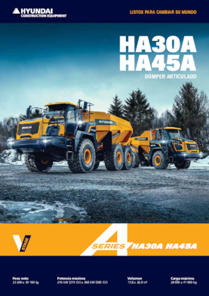 आर्टिकुलेटेड डंप ट्रक Hyundai HA45A ADT
