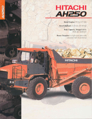 आर्टिकुलेटेड डंप ट्रक Hitachi AH250