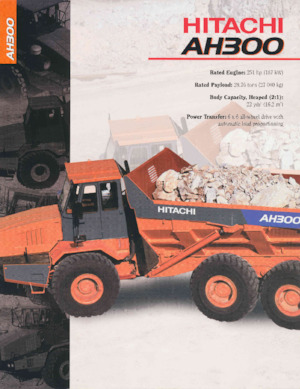 आर्टिकुलेटेड डंप ट्रक Hitachi AH300