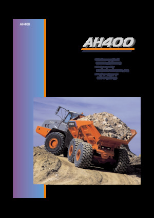 आर्टिकुलेटेड डंप ट्रक Hitachi AH400