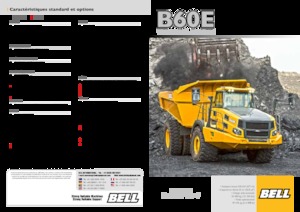 आर्टिकुलेटेड डंप ट्रक Bell B60E