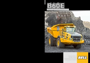 आर्टिकुलेटेड डंप ट्रक Bell B60E