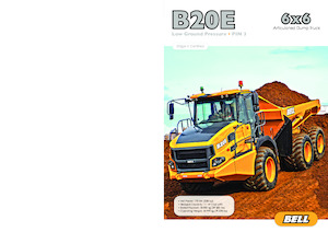 आर्टिकुलेटेड डंप ट्रक Bell B20E