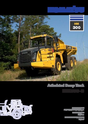 आर्टिकुलेटेड डंप ट्रक Komatsu HM300-3
