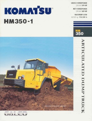 आर्टिकुलेटेड डंप ट्रक Komatsu HM350-1