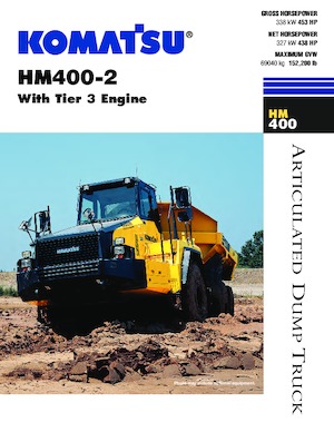 आर्टिकुलेटेड डंप ट्रक Komatsu HM400-2