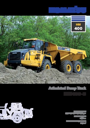 आर्टिकुलेटेड डंप ट्रक Komatsu HM400-3