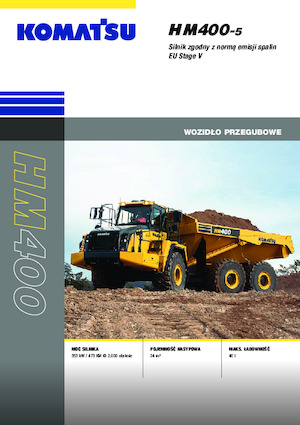 आर्टिकुलेटेड डंप ट्रक Komatsu HM400-5E0