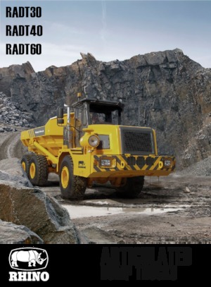 आर्टिकुलेटेड डंप ट्रक RHINO RADT60