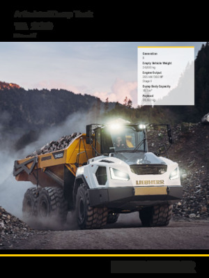 आर्टिकुलेटेड डंप ट्रक Liebherr TA 230 Litronic