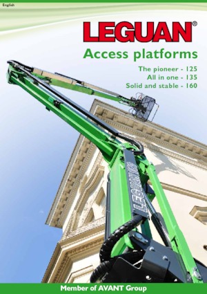 व्हील्ड आर्टिकुलेटिंग बूम लिफ्ट Leguan 125 