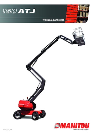 व्हील्ड आर्टिकुलेटिंग बूम लिफ्ट Manitou 160 ATJ +