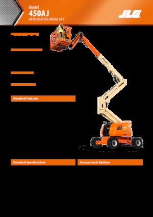 व्हील्ड आर्टिकुलेटिंग बूम लिफ्ट JLG 450AJ