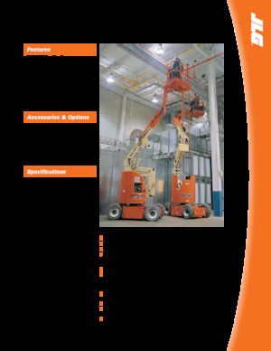 व्हील्ड आर्टिकुलेटिंग बूम लिफ्ट JLG E400AJPN