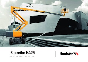 व्हील्ड आर्टिकुलेटिंग बूम लिफ्ट Haulotte HA26 RTJ PRO