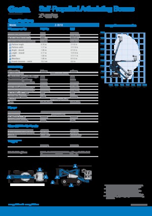 व्हील्ड आर्टिकुलेटिंग बूम लिफ्ट Genie Z-33/18