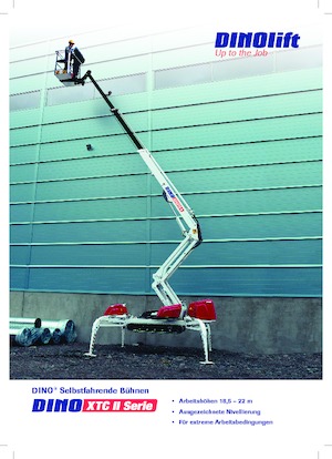 क्रॉलर आर्टिकुलेटिंग बूम लिफ्ट Dino Lift Dino 220 XTC II