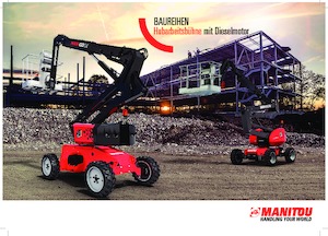 व्हील्ड आर्टिकुलेटिंग बूम लिफ्ट Manitou ManGo 12