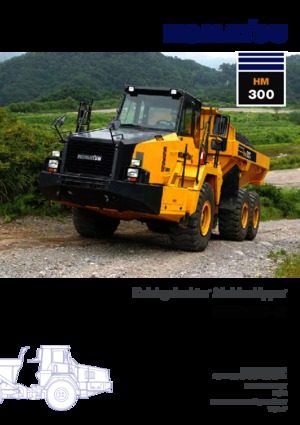 आर्टिकुलेटेड डंप ट्रक Komatsu HM300-2