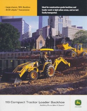 बैकहो लोडर John Deere Construction 110