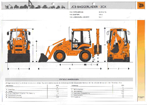 बैकहो लोडर JCB 2 CX III