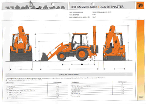 बैकहो लोडर JCB 3 CX SM SC