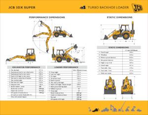 बैकहो लोडर JCB 3DX SUPER