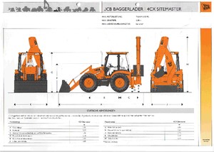 बैकहो लोडर JCB 4 CX SM SC