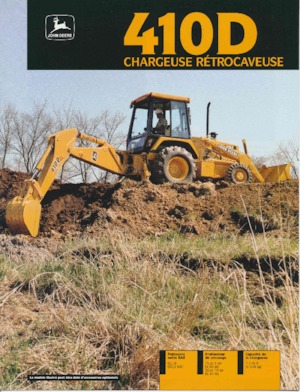 बैकहो लोडर John Deere Construction 410 D