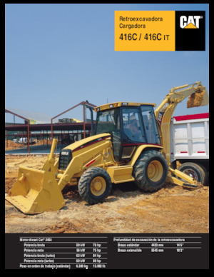 बैकहो लोडर Caterpillar 416 C