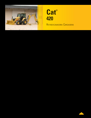 बैकहो लोडर Caterpillar 420