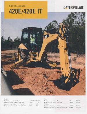 बैकहो लोडर Caterpillar 420 E