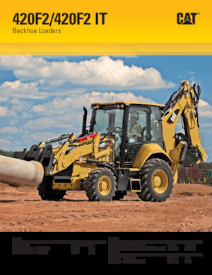 बैकहो लोडर Caterpillar 420F2 IT