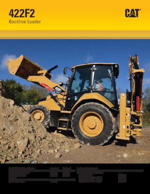 बैकहो लोडर Caterpillar 422F2