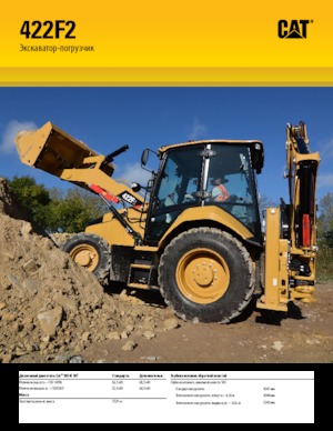 बैकहो लोडर Caterpillar 422F2