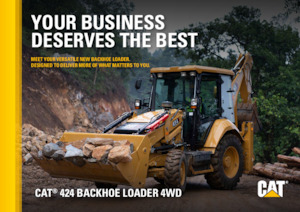 बैकहो लोडर Caterpillar 424