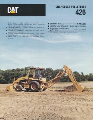 बैकहो लोडर Caterpillar 426