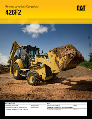 बैकहो लोडर Caterpillar 426F2