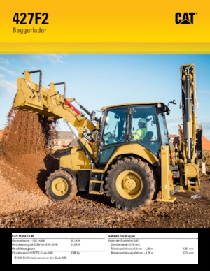 बैकहो लोडर Caterpillar 427F2