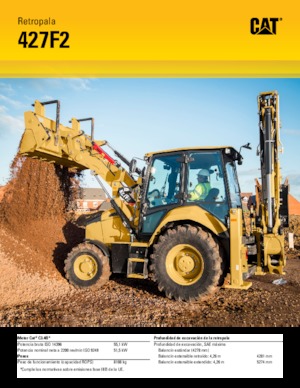 बैकहो लोडर Caterpillar 427F2