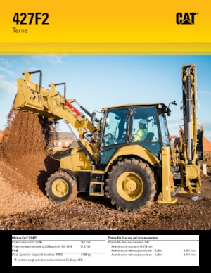 बैकहो लोडर Caterpillar 427F2
