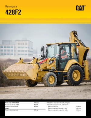 बैकहो लोडर Caterpillar 428F2