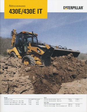 बैकहो लोडर Caterpillar 430 E