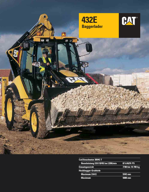 बैकहो लोडर Caterpillar 432E 4x4