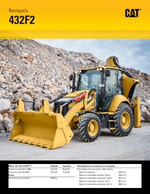 बैकहो लोडर Caterpillar 432F2