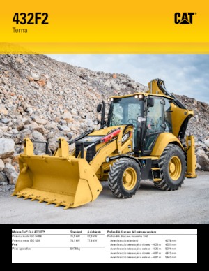 बैकहो लोडर Caterpillar 432F2