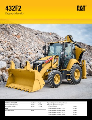 बैकहो लोडर Caterpillar 432F2