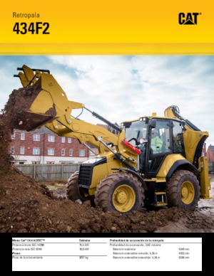 बैकहो लोडर Caterpillar 434F2 